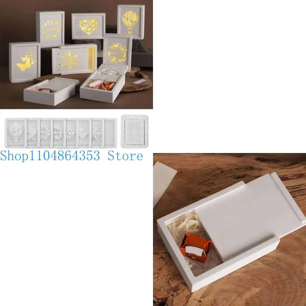 

652F Storage Container Moulds Silicone Texture Suitable for Clothing and Stationery