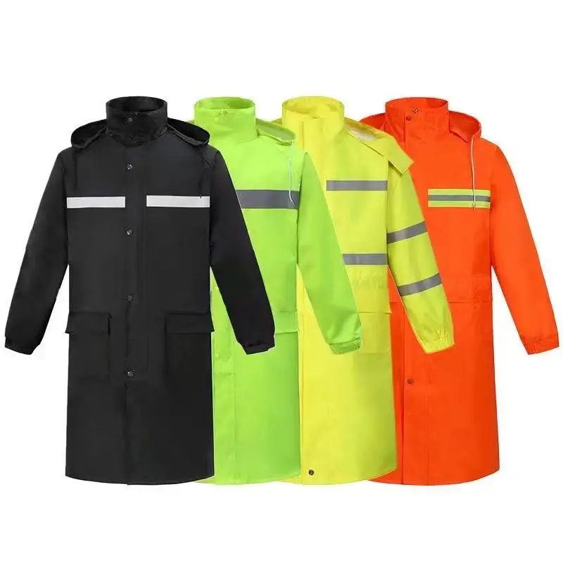 

Double-layer Long Reflective One-piece Raincoat Labor Insurance Full Body Rainstorm Emergency Sanitation Outdoor Raincoat