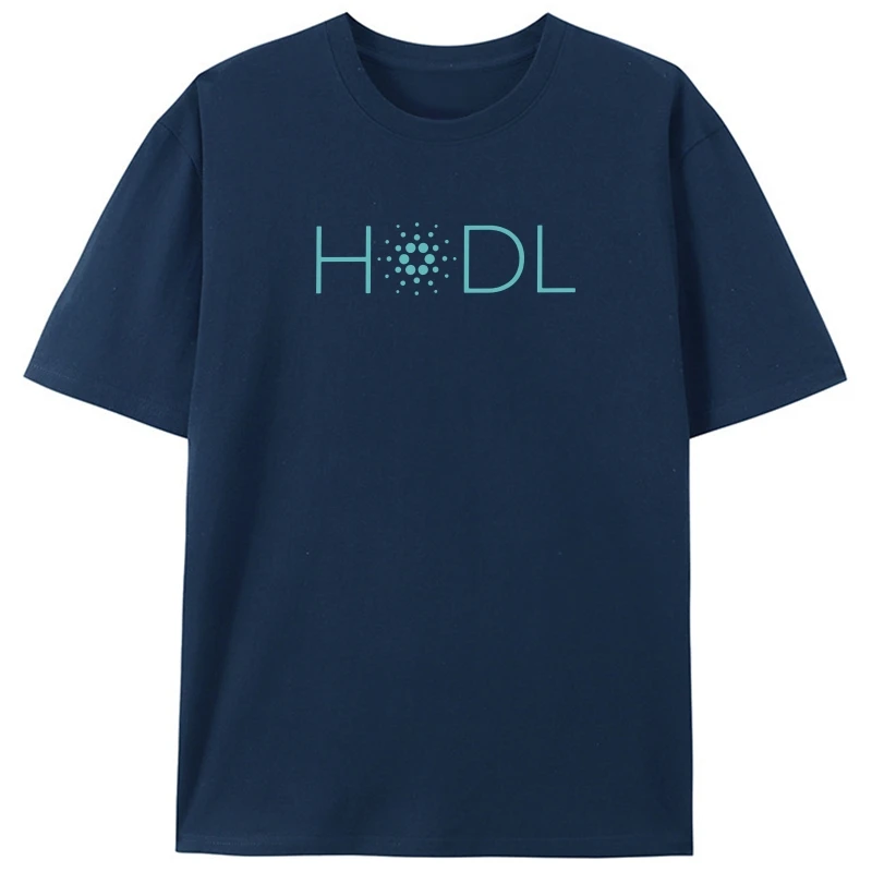 

Men's Cardano HODL T Shirts Crypto Bitcoin Pure Cotton Clothing Funny Classic Crew Neck Tee Shirt Graphic Printed T-Shirt