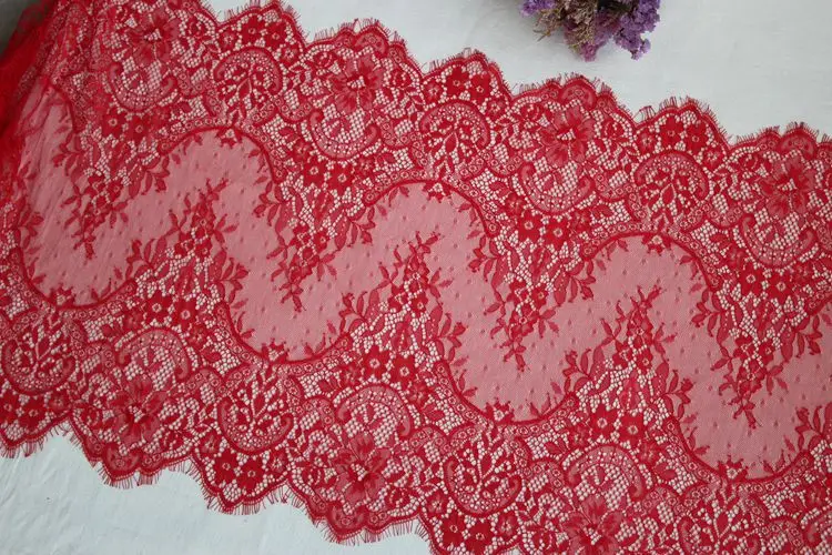 Eyelash Lace Trim for Clothes, Chantilly Fabrics Accessories, DIY Embroidery, Sewing Crafts, Emerald, French Lace for Clothes