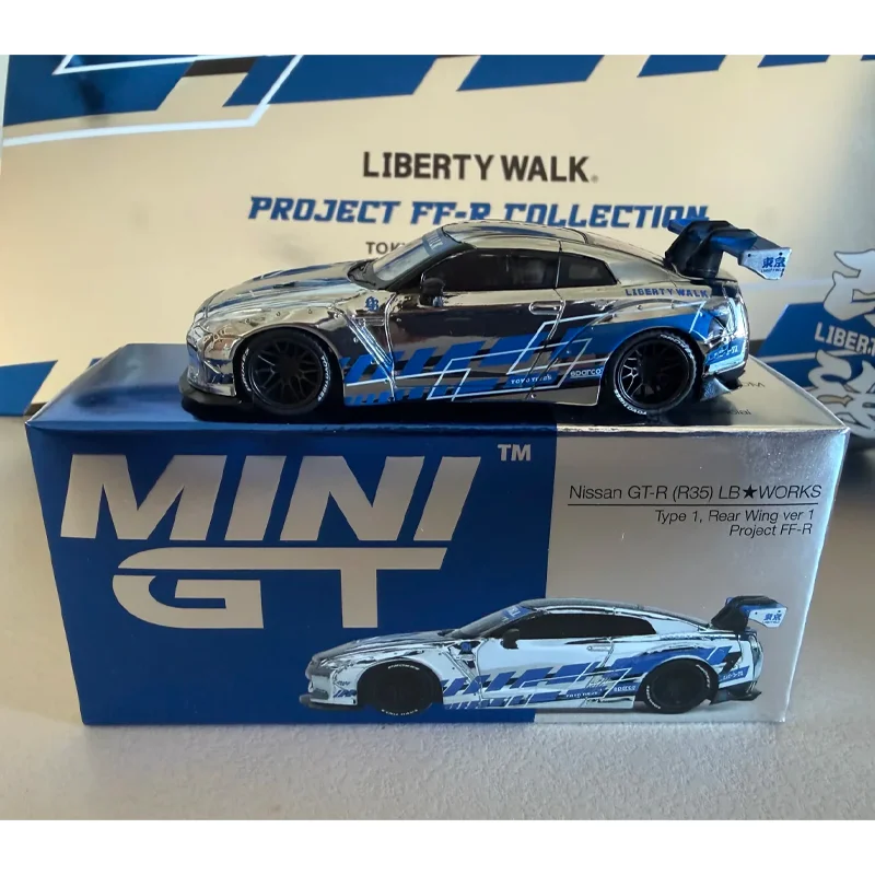 MINIGT 1/64 GT-R R35 ER34 35GT-RR LIBERTY WALK PROJECT FF-R
