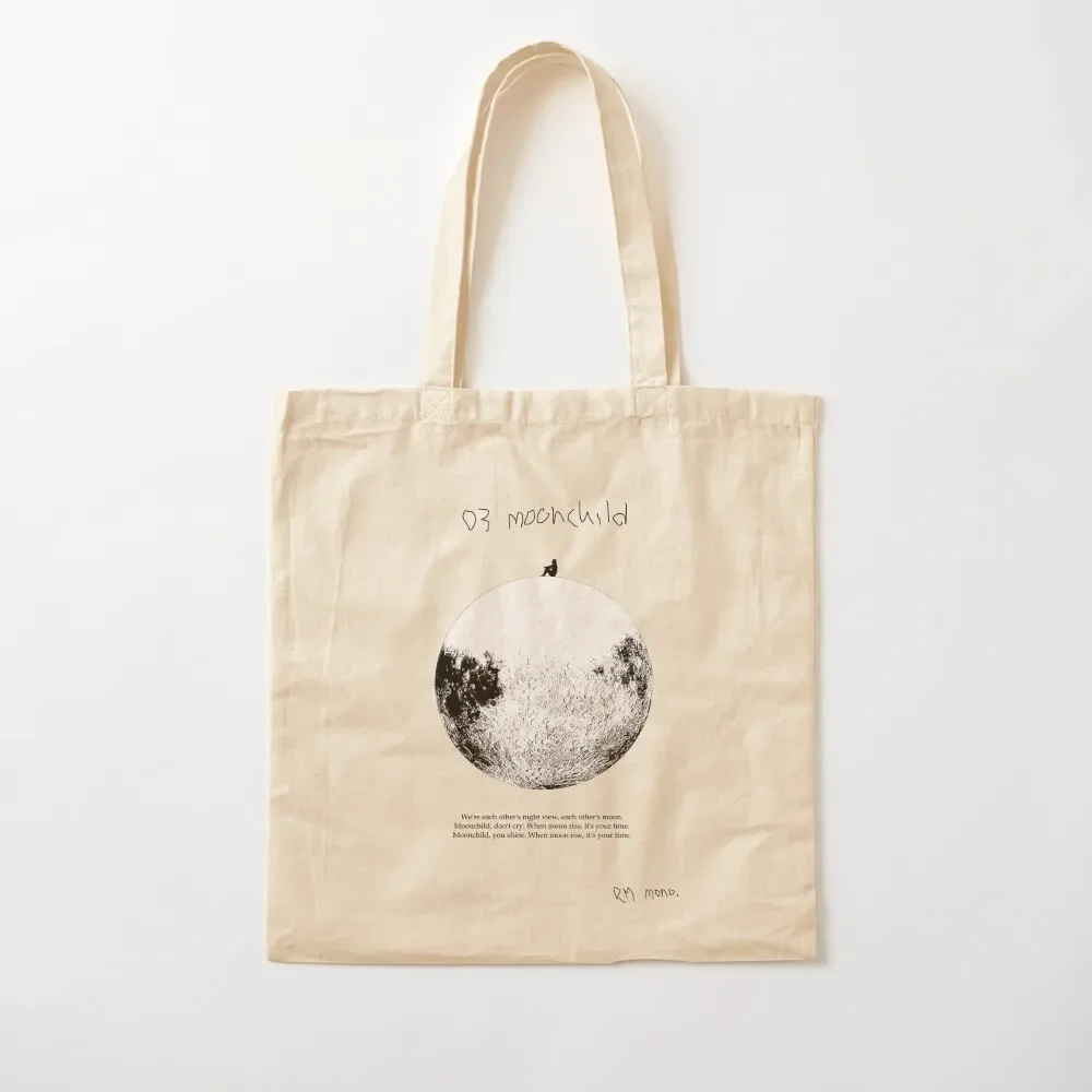 

RM Mono. - Moonchild Tote Bag Big bag women tote bag university canvas bags