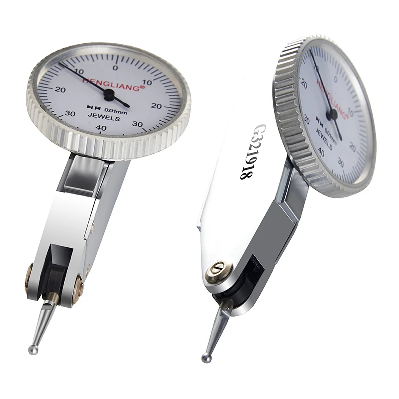 Shockproof Lever Dial Gauge Lever Percentage Gauge Small School Table Indicator Table Small Table High Precision 0.01/0.002mm