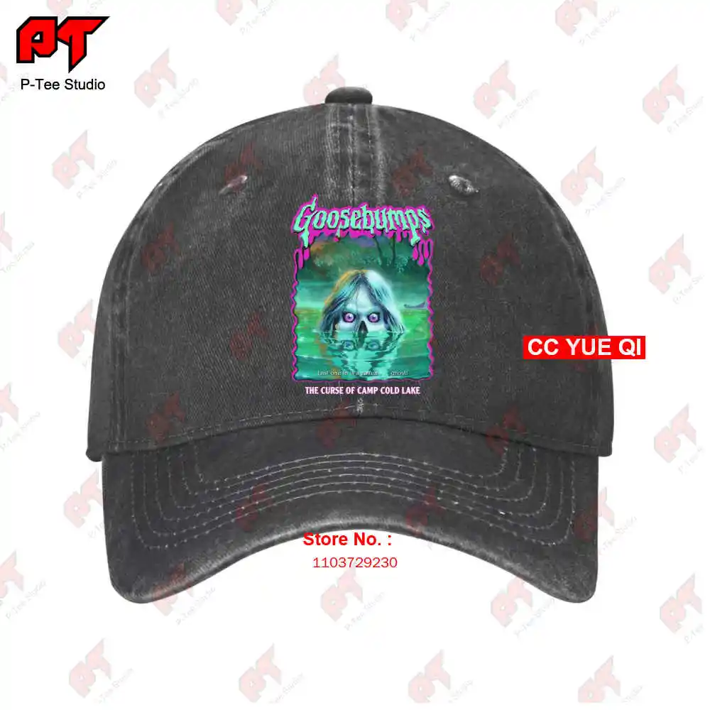 R.L.Stine Goosebumps Nightmare Halloween Camp Lake Horror Baseball Caps Truck Cap QBW7