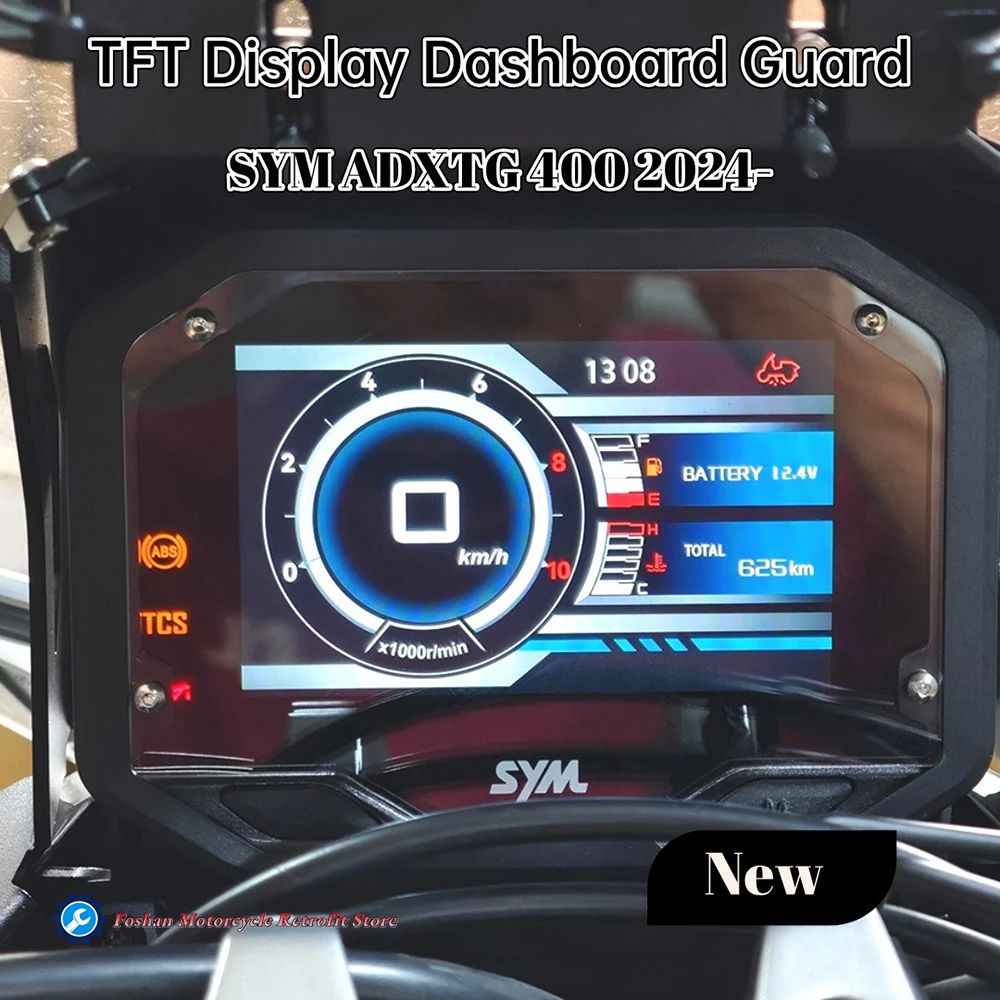 

For SYM ADXTG 400 ADXTG400 2024 2025 Motorcycle Modifications Accessories TFT Display Dashboard Guard