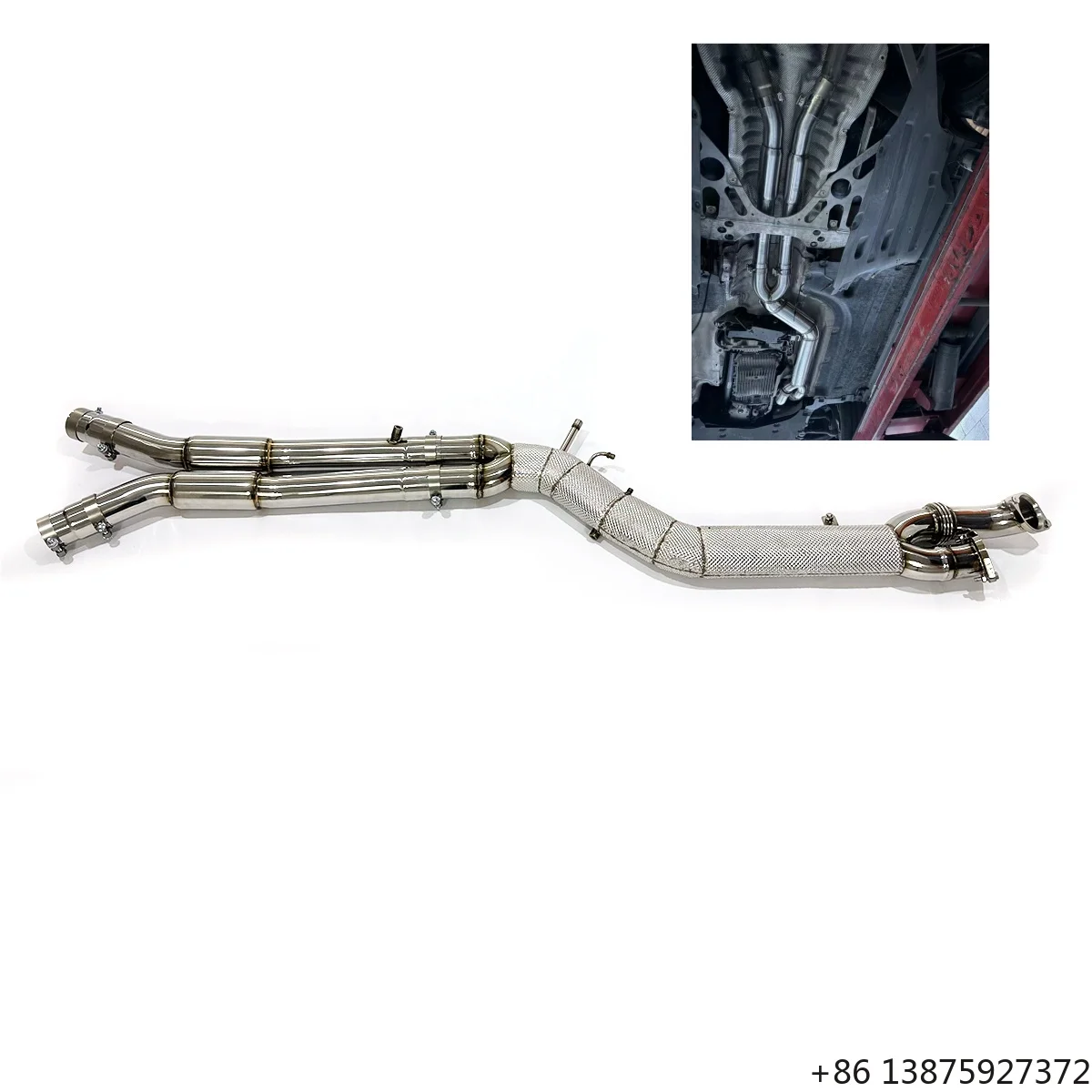 

Single Exhaust Midpipe for G80 M3 G82 M4 S58 Single Mid Pipe