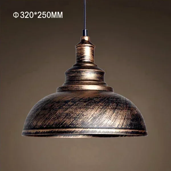 Vintage Chandeliers Industrial Dining Room Light Restaurant Simplicity Chinese Iron Chandelier Bronze Led Chandeliers 32*32*25cm