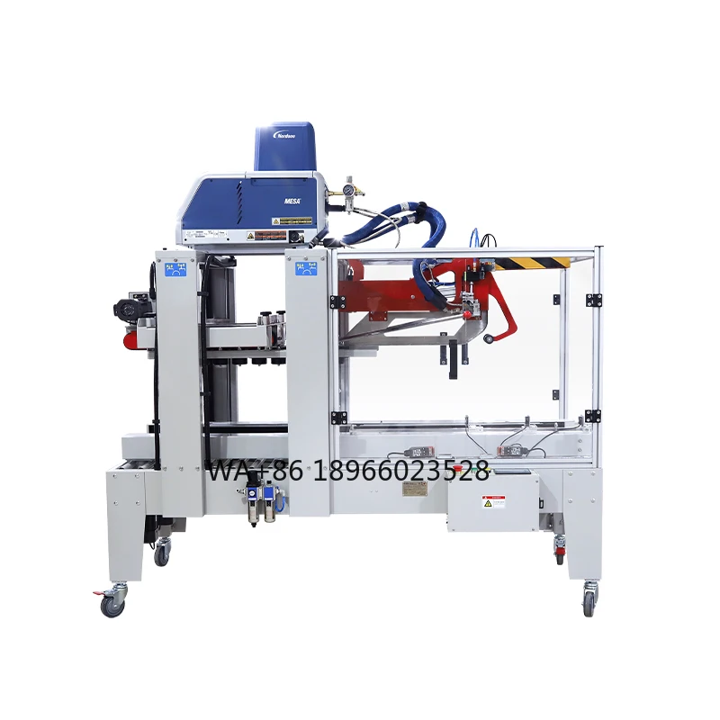 FXJ-5050ZBR new hot melt adhesive mobile phone case carton sealing machine