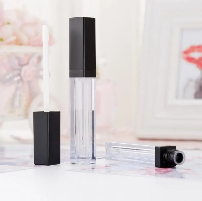 10/30/50pcs High Class Rose Gold Lip Gloss Bottle Plastic Empty Cosmetic Oil Refillable Tube Liquid Lipstick Storage Bottle