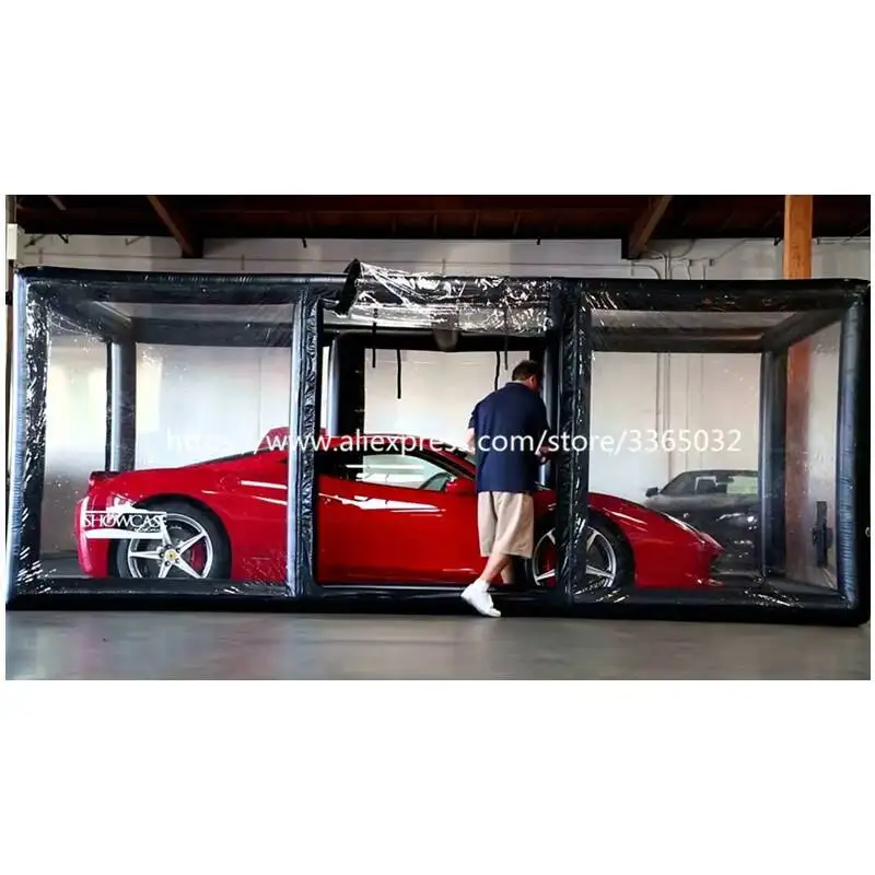 Wasserdichte aufblasbare Hagelsichere automatische elektrische Lagerung Blase Garage Auto Abdeckung Zelt