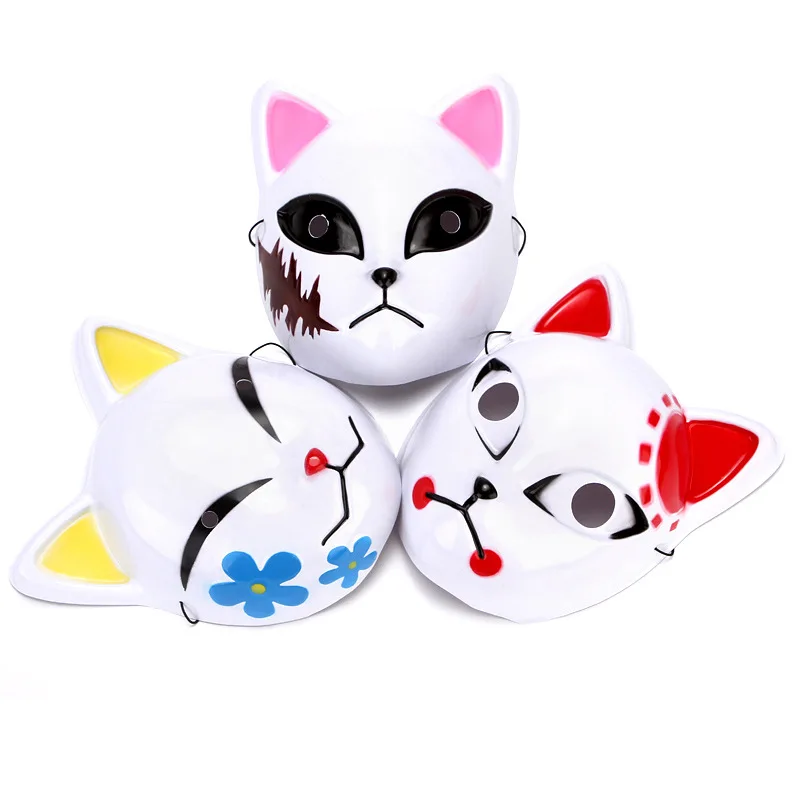 

Anime Demon Slayer Tanjiro Mask Rabbit Cosplay Anime Prop Peripheral Stove Face Fox Mask Anime Demon Masks Halloween Mask