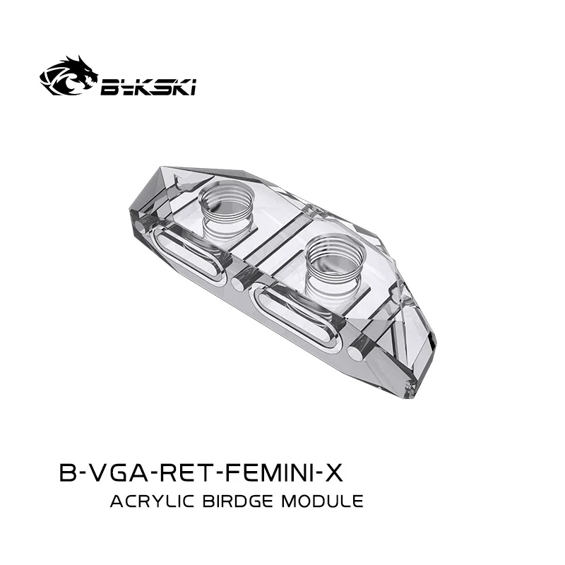 

BYKSKI B-VGA-RET-FEMINI-X,GPU Water Block Bidge Module for RTX3090/4090 Graphics Computer Cooling Adapter GPU Modify Accessory