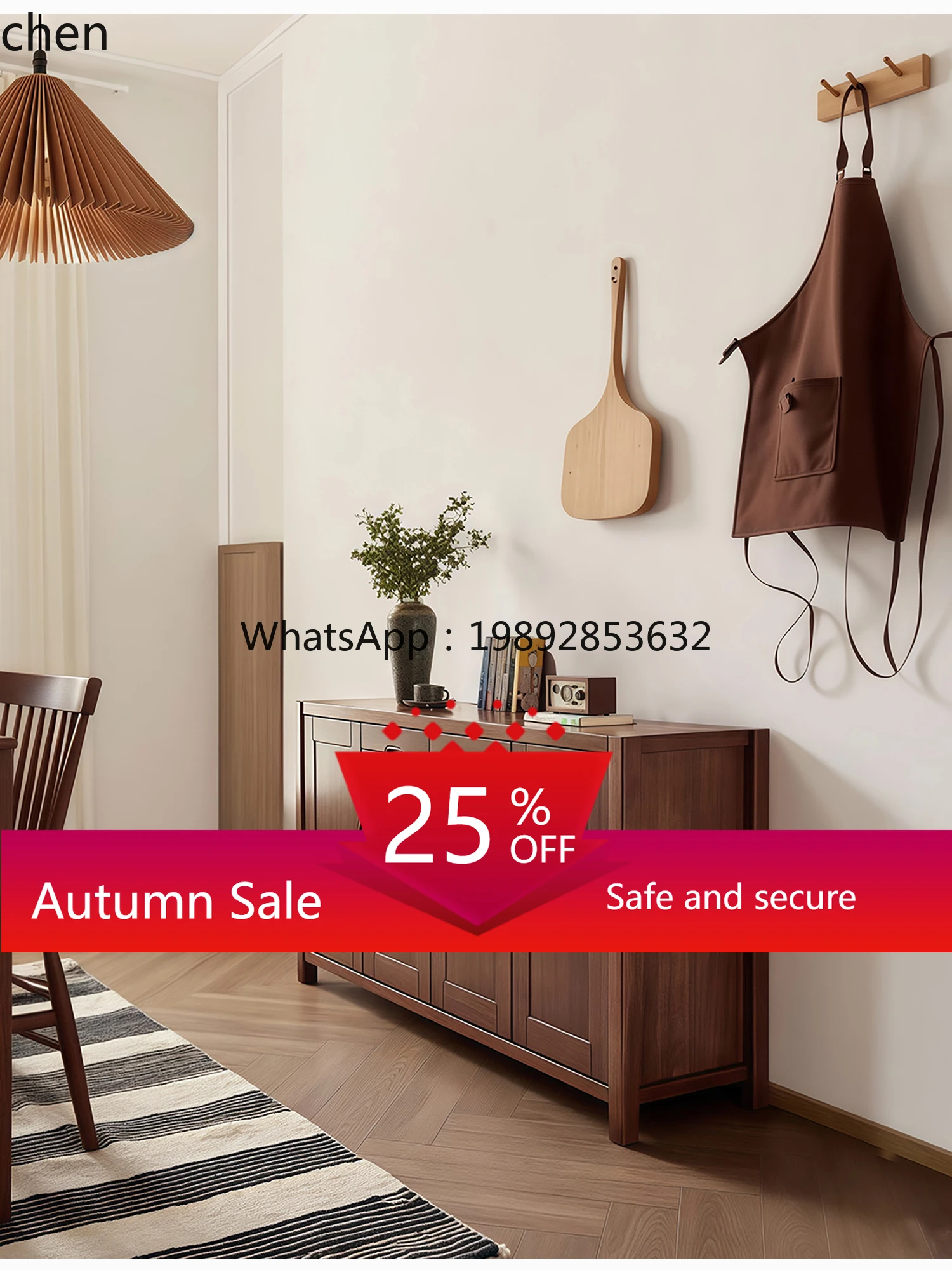 

solid wood dining side locker simple wine cabinet kitchen locker household