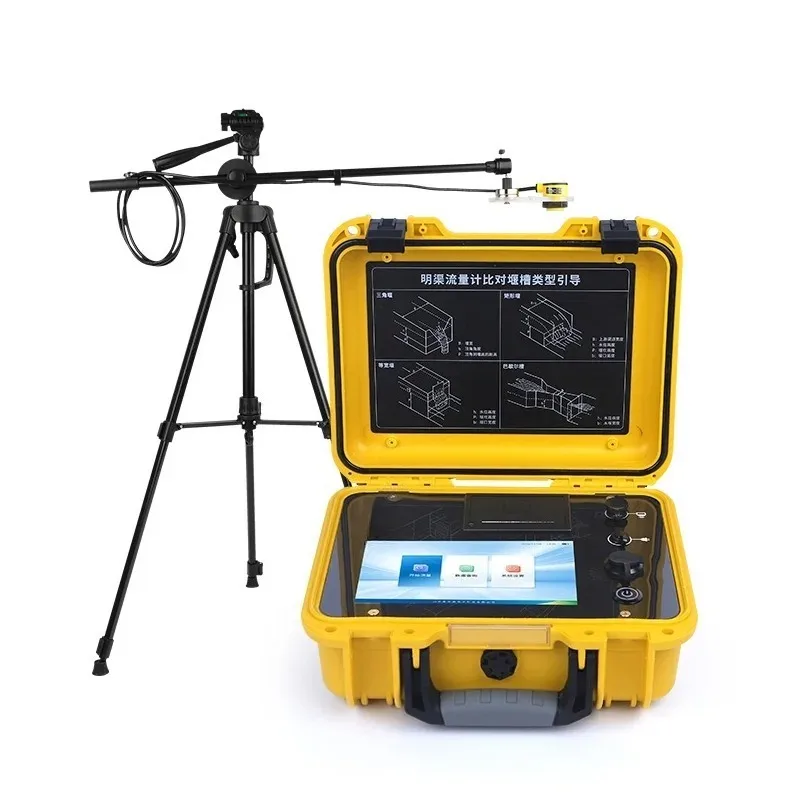 High Precision Submerd nic Open Channel Flowmeter for River Lake Deep Well Flow Rate Measurement Test Equipment
