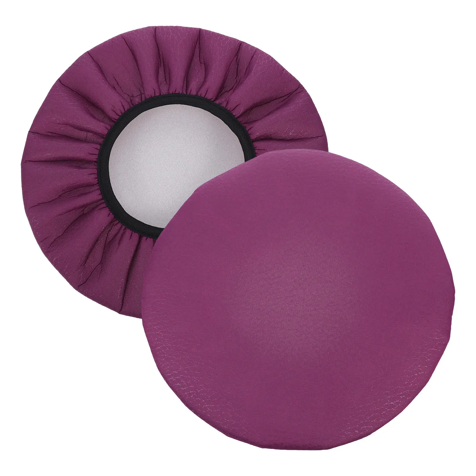 Waterproof Stretch Chair Seat Covers for Dining Office Restaurant Home – 2pcs Round Stool Slipcovers