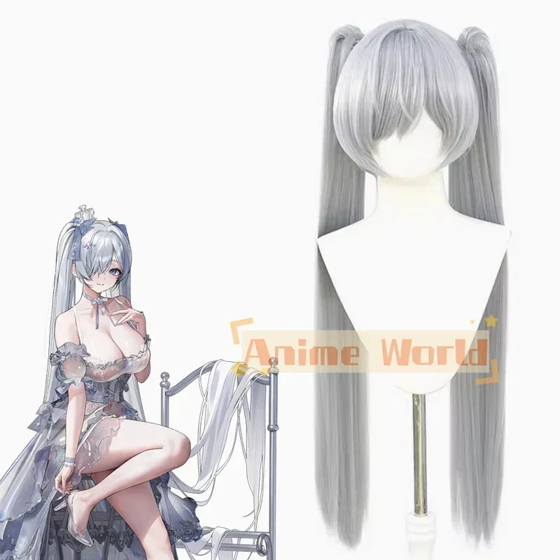 ゲームアニメシンデレラガラスプリンセスコスプレウィッグ耐熱人工毛ウィッグ-ウィッグキャップ