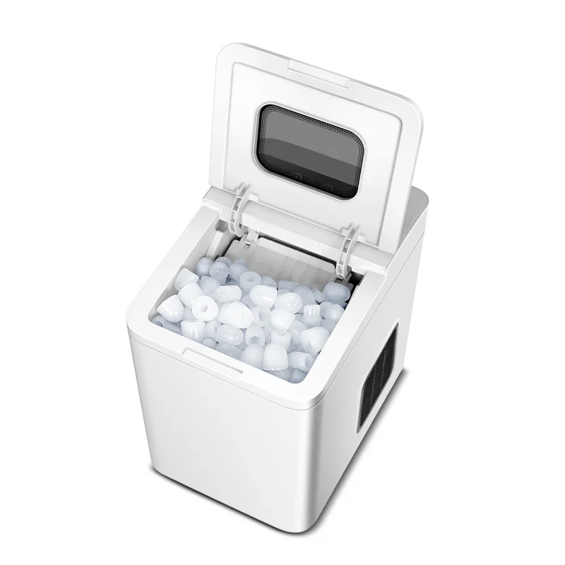 

Ice Maker Z6d White Milk Tea Shop Bar Manual Household Mini Portable Small Ice Machine 220V