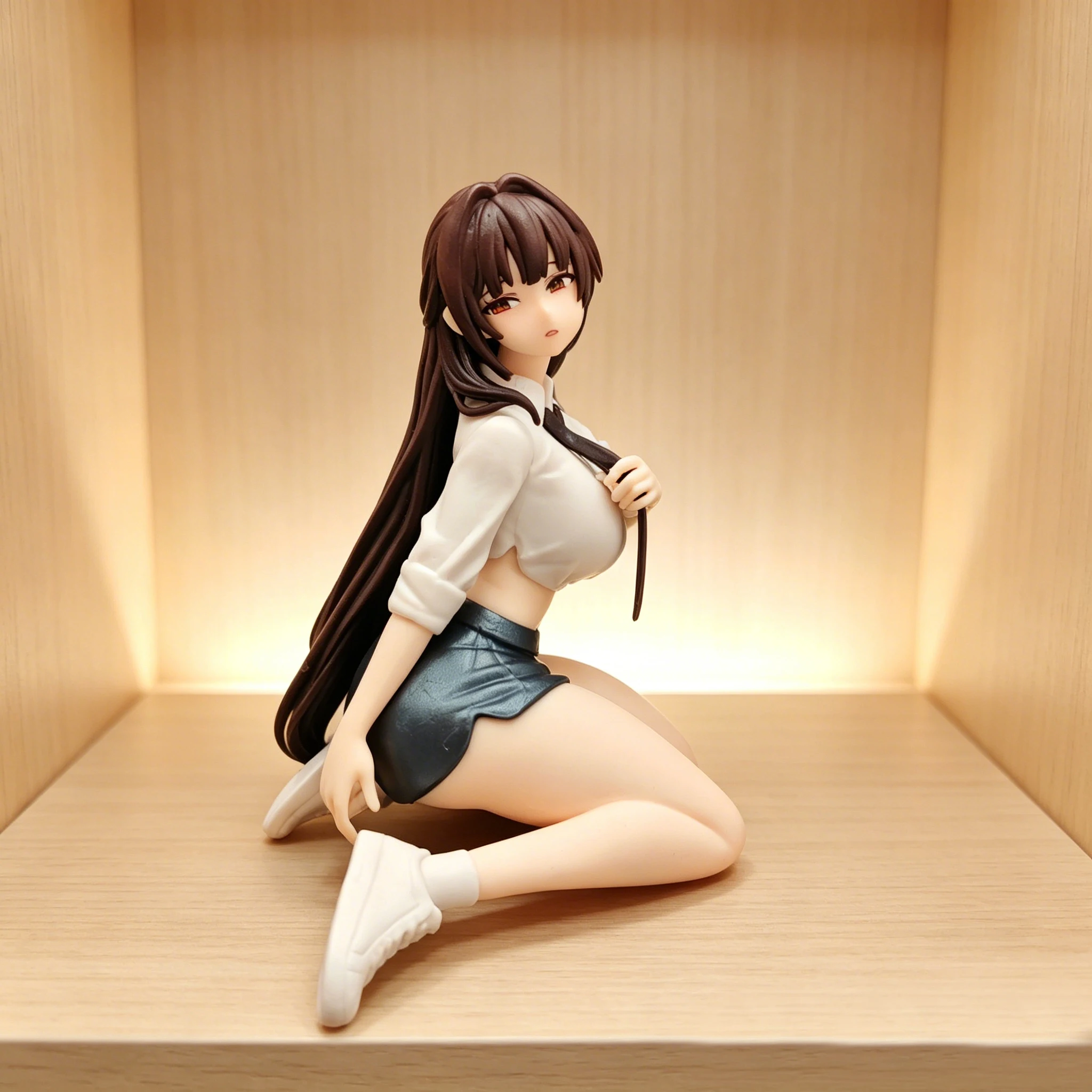 Home Office Romance Manga - 12cm Kneeling Girl Anime Figure Office