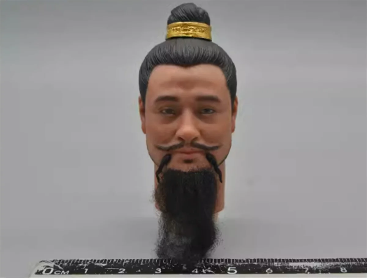 

11/6 Scale Head Sculpt Emperor Yongle Ming Dynasty Zhu DI Ancient Soldier Model Toys for 12'' Male Figure