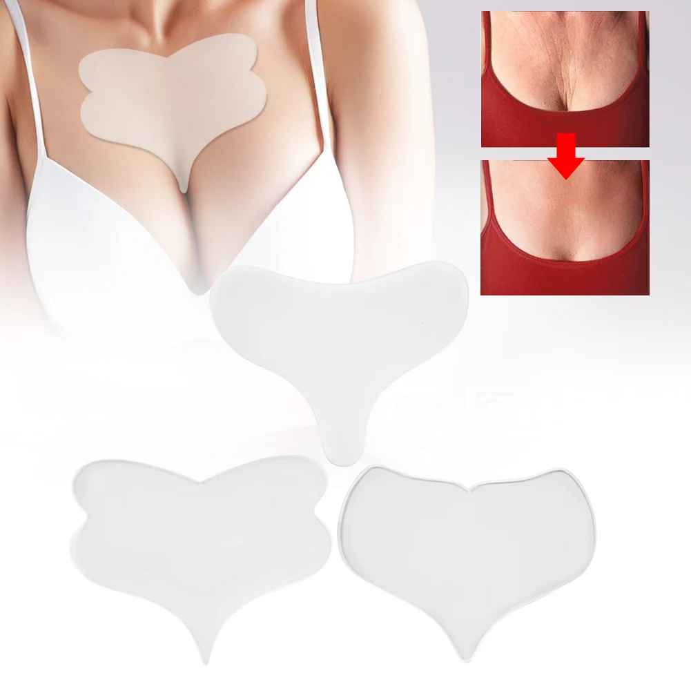 Chest Sticker Silicone Anti Wrinkle Chest Pad Reusable Anti Aging Breast Patch Sticker for Skin Care