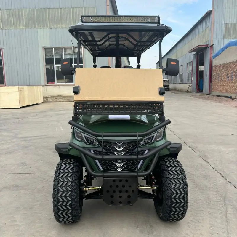 

Hot Sale Lithium Battery Golf Car 48V Adults Scooter Solar Panels Powered Off Road Golf Carts 4 Seater Electric Golf Cart