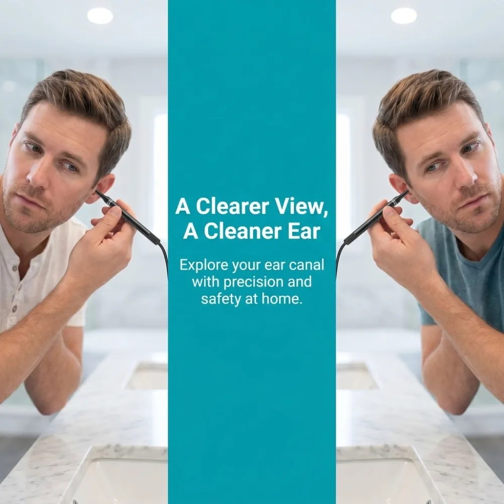 3in1 Mini Camera Electronic Ear Spoon USB 5.5mm Endoscope Cleaner Adjustable Otoscope Intelligent Visual Ear Picking Spoon