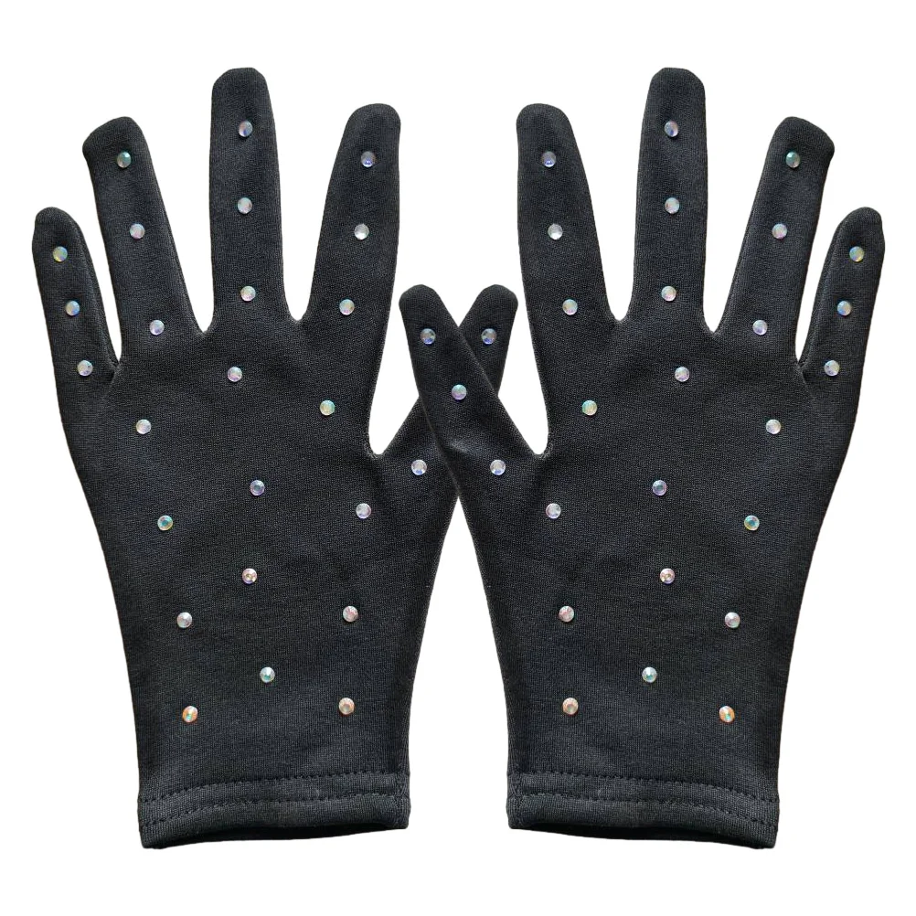 Skating Gloves Party for Girl Decorative Figure-skating Finger Stage Kids Mittens