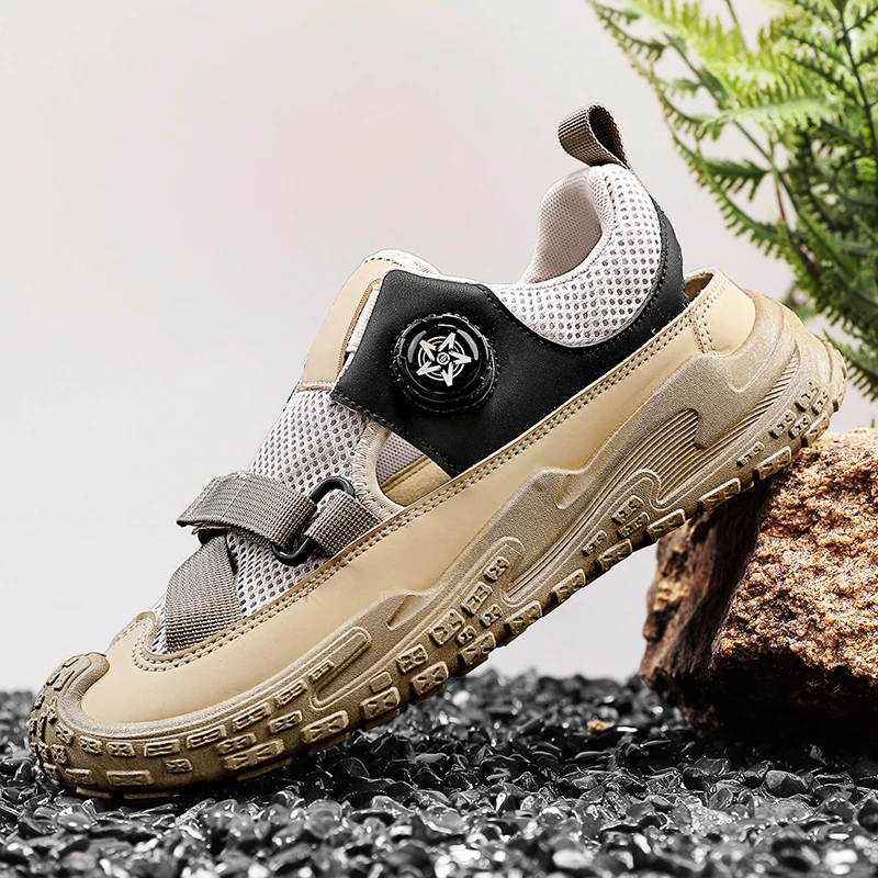 

Summer Men Sandals Genuine Leather Mens Casual Shoes Outdoor Men Leather Sandals for Men Beach Shoes Roman mens Shoes