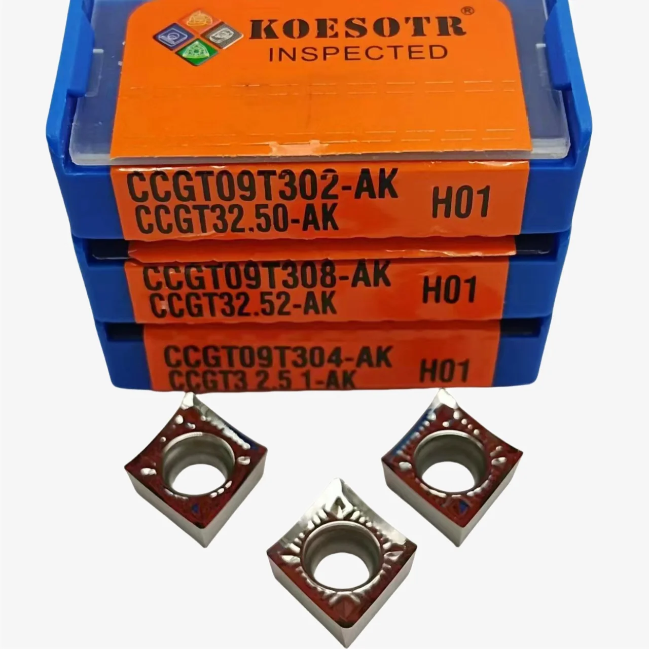 10ชิ้น CCGT09T304 AK H01 CCGT09T302 CCGT09T308 H01อะลูมินัมอัลลอยใบมีดเครื่องมือกลึง CNC ทองแดงอะลูมินัมอัลลอยไม้ ccgt