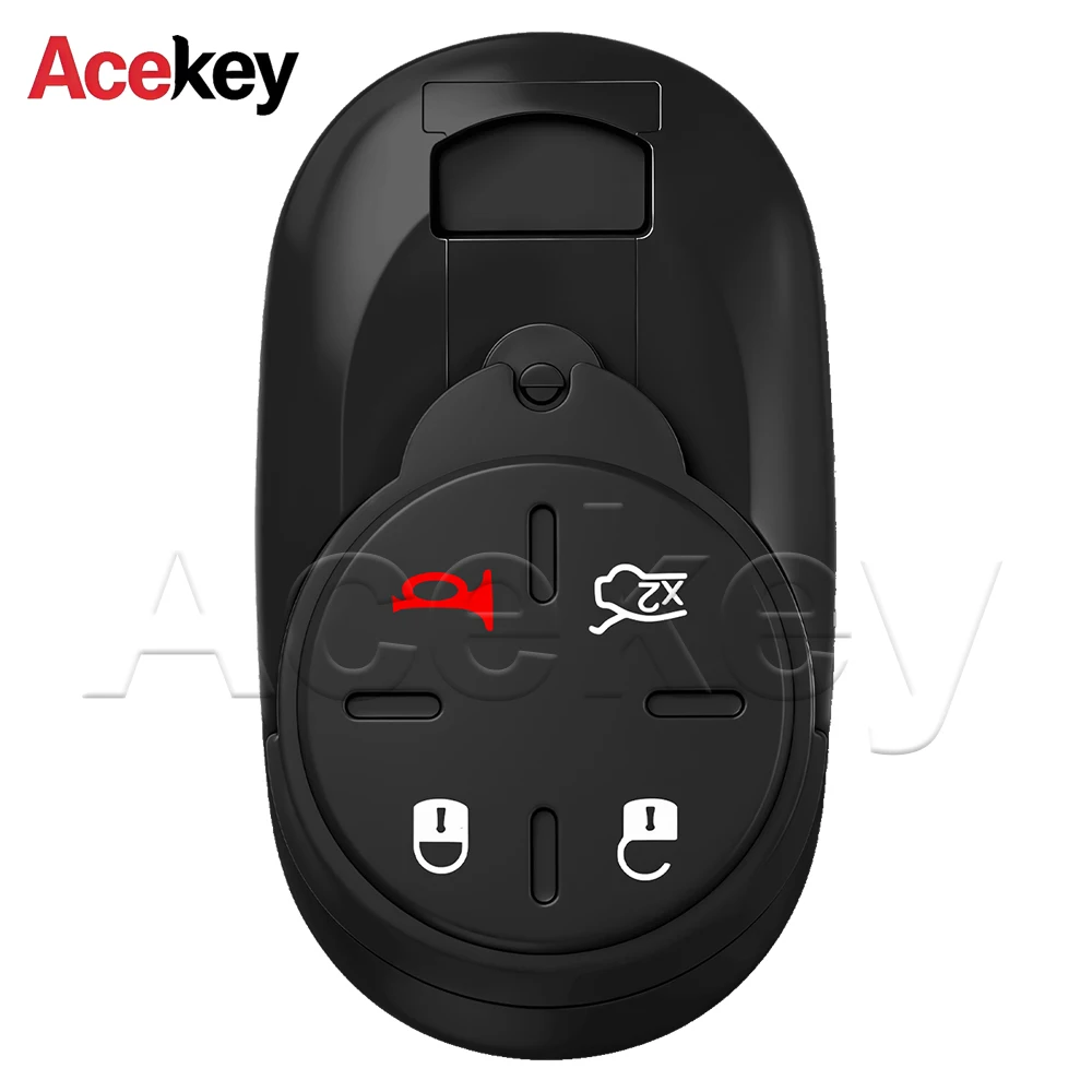 

4 Buttons New Auto Replacement Reomte Key Shell Case Fob for Fiat 500 500e 2020-2024 Car Smart Key Shell Case No Uncut Blade
