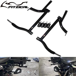 Motorcycle Rear Saddlebag Guard Crash Rails Bracket For Harley Touring Electra Street Glide Road King FLHT FLHX FLTRX 2009-2023