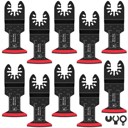 10Pcs Bi-Metal Oscillating Saw Blades Multifunctional Oscillating Multitool Blades Multitool Cutting Blades Kit