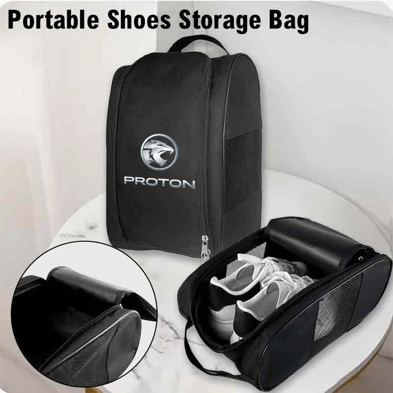منظمو أحذية رياضية للسيارة حقيبة أحذية للسفر لبروتون إكسورا إيريز R3 ويرا ساغا ساتريما ماجما X50 V6 X70 L3 L5