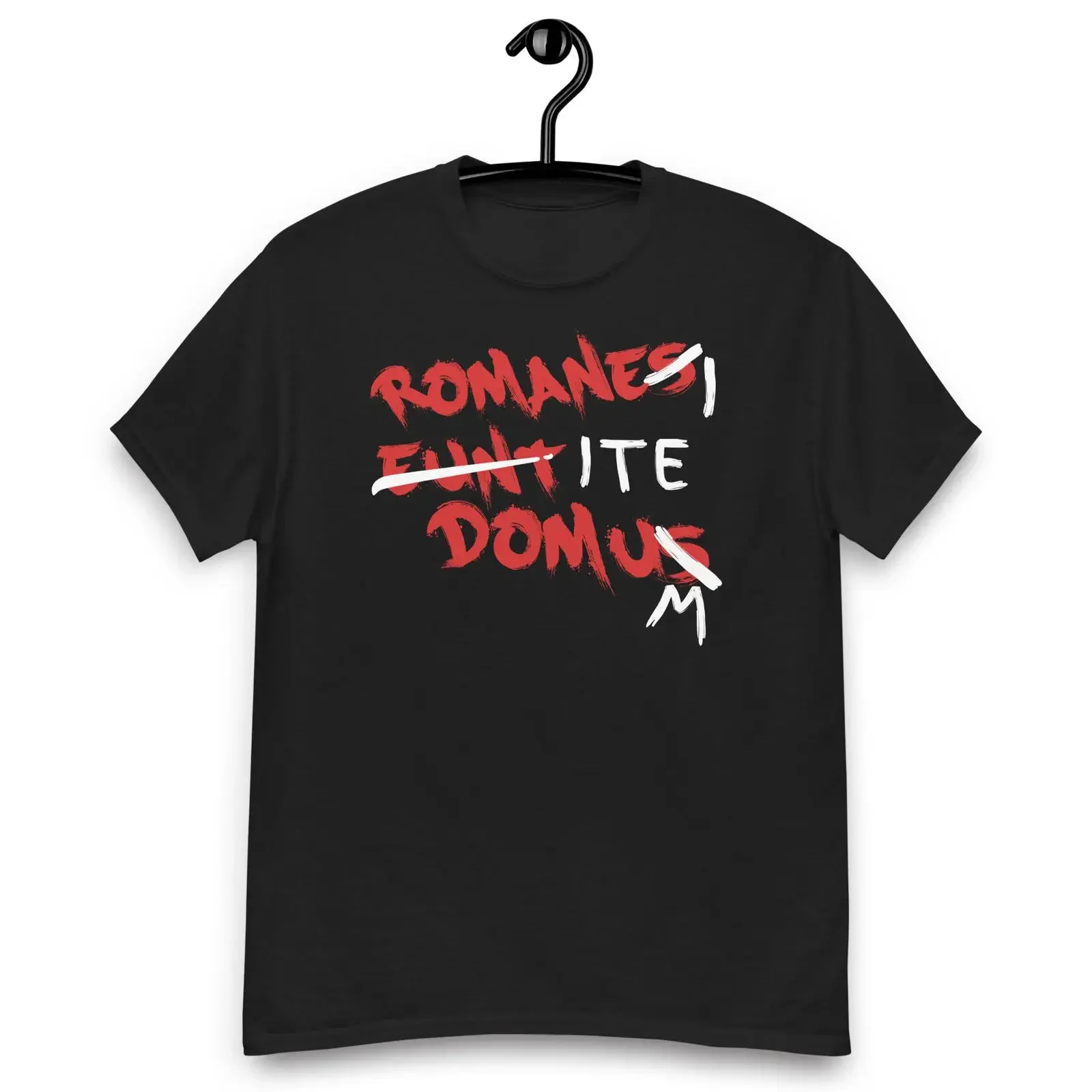 Camiseta Romanes Eunt Domus Romans Go Home, camiseta vintage lavada, suave y versátil para uso diario, informal, transpirable, con gráfico de moda