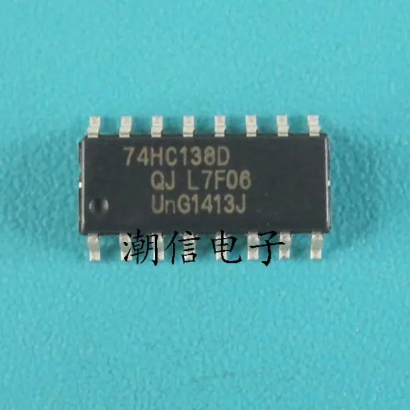 10PCS/LOT NEW ORIGINAL 74HC138D SOP-16 38 Decoder Decoder Size: 3.9MM