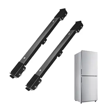 頑丈な家電ローラー 多目的洗濯機および乾燥機ホイール 冷蔵庫移動機 スライダー 金属製洗濯機キャスター ホーム