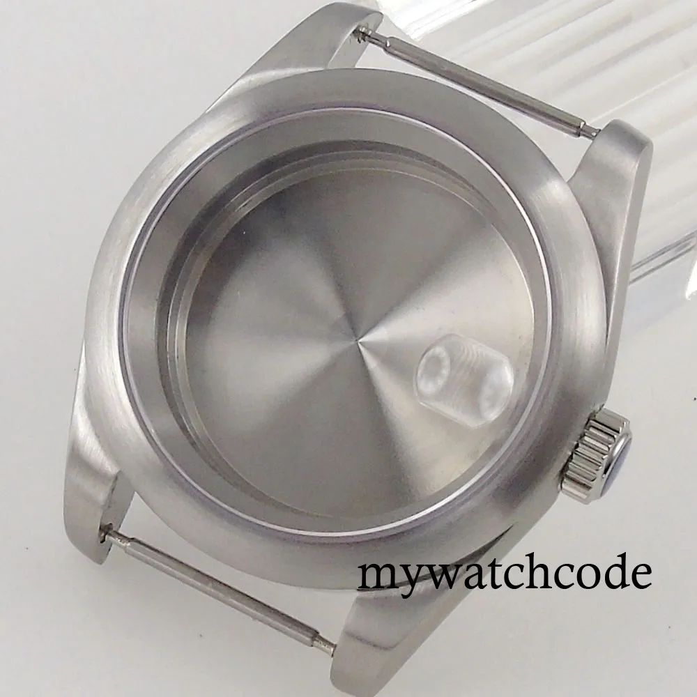 39mm Whole Brush Round Bezel Watch Case for NH34 NH35 NH36 NH38 NH70 NH72 ETA2824 PT5000 ST2130 10bar Steel