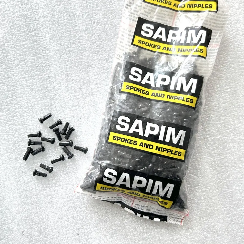 GENUINE SAPIM Up side down LOCK NIPPLE Shidden 14G 2.0X12MM ALUMINIUM ALLOY