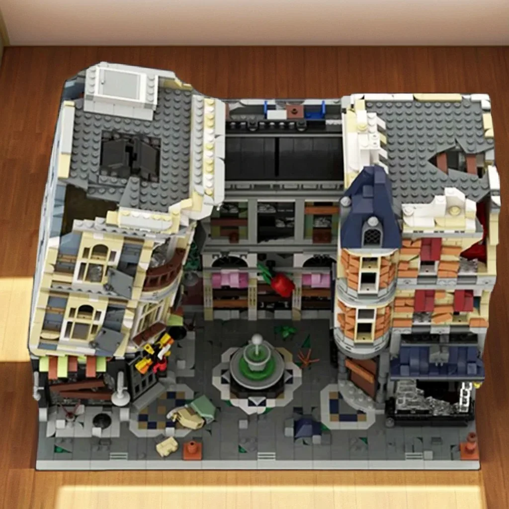 4648pcs MOC Assembly Square Apocalypse Version Model Toy Building Blocks Construction Christmas Gift Birthday Kids Assemble DIY