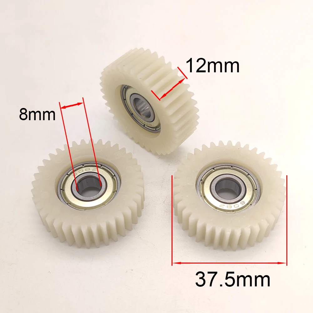 3Pcs 36 Teeth Bicycle Wheel Hub Motor Planetary Gears 37.5x8x12mm Nylon Bearing Electric Bike Accessories For Bafang Motor Ebike