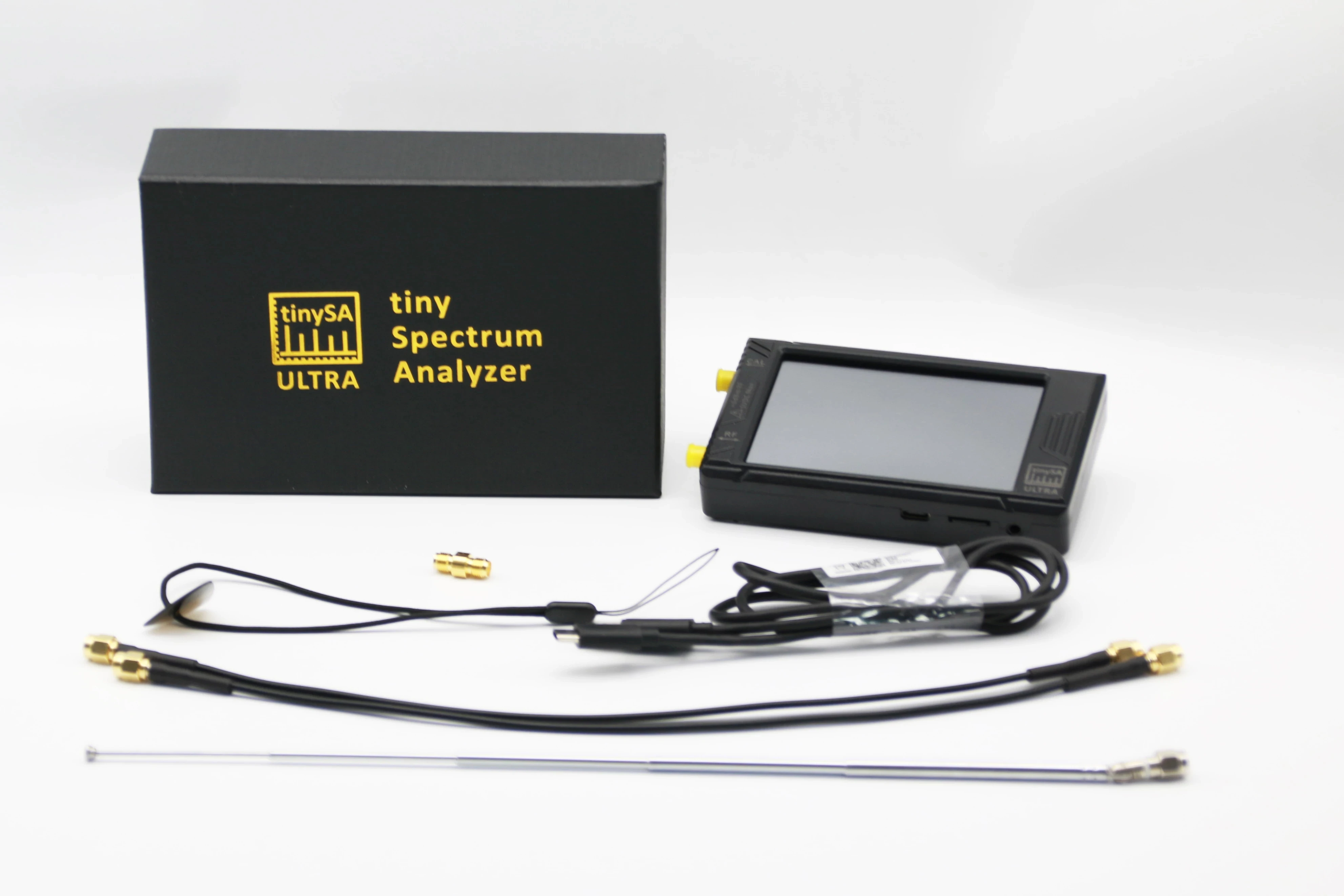 New tinySA ULTRA 100k-5.3GHz Hand held tiny Spectrum Analyzer with Battery + 4\