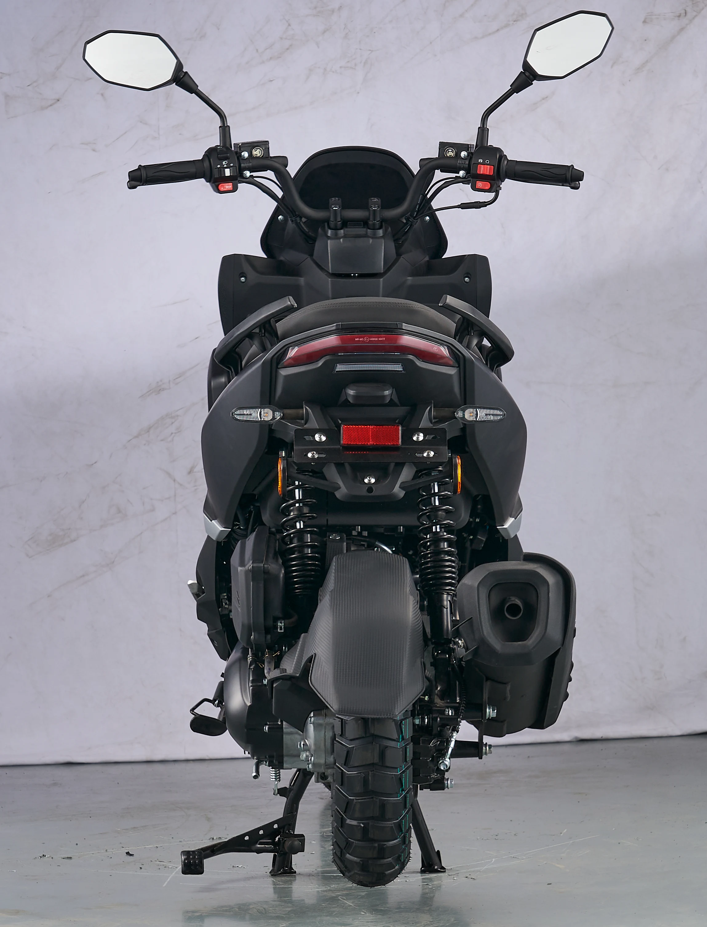 2026 10.5kw 125cc Gas Scooter EEC Certified 125 CC Petrol Motor Scooter with Keyless Start and 8L Tank