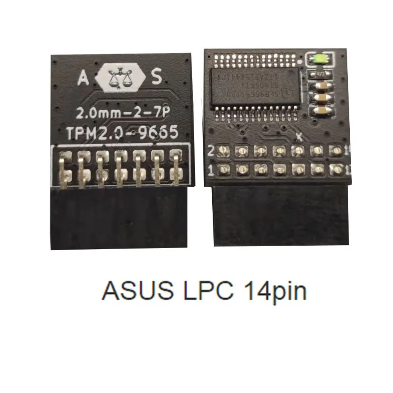

AS ASUS LPC 14pin Tpm 2.0 Remote Card Encryption Security Module