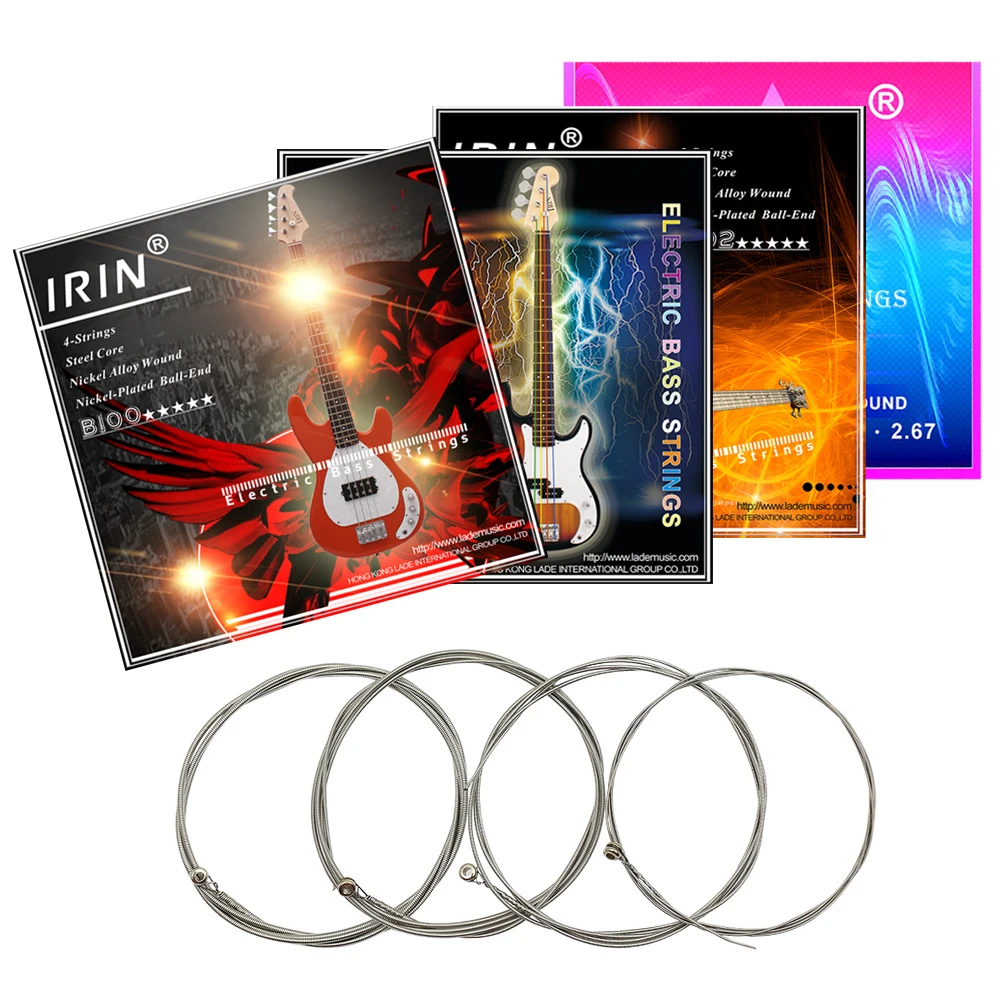 

IRIN Electric Bass String Steel Core Wire Nickel-plated Rust-proof for 5/4 Strings Musical Instruments Accessories