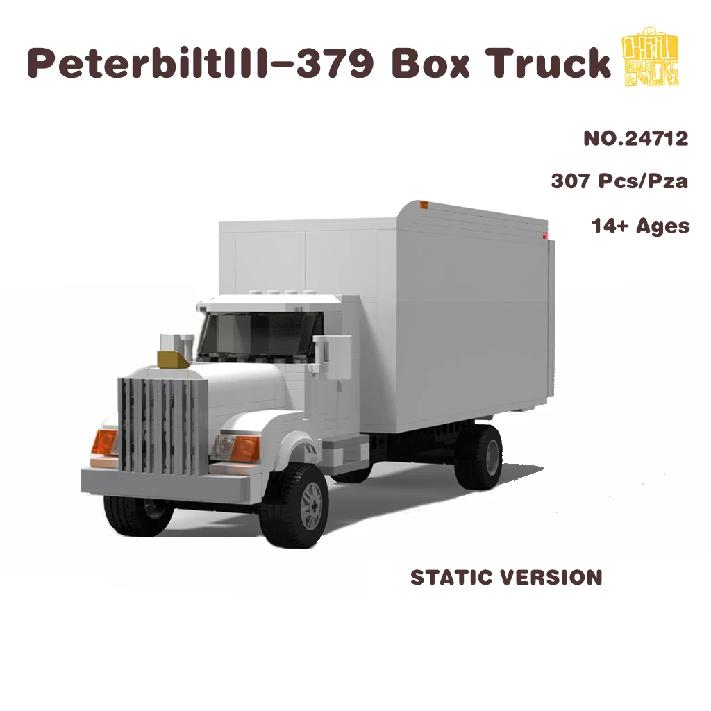 

MOC-24712 Box Truck Model With PDF Drawings Building Blocks Bricks Kids DIY Toys Birthday Christmas Gifts