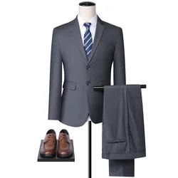 (167) Customized Men's Plus Size Suit Hotel Business Wedding Groomsmen Dress.