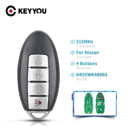 KEYYOU per NISSAN Teana Altima Maxima per Infiniti Smart Smart Remote Key Fob 4 pulsanti Remote Key Keyless 315Mhz