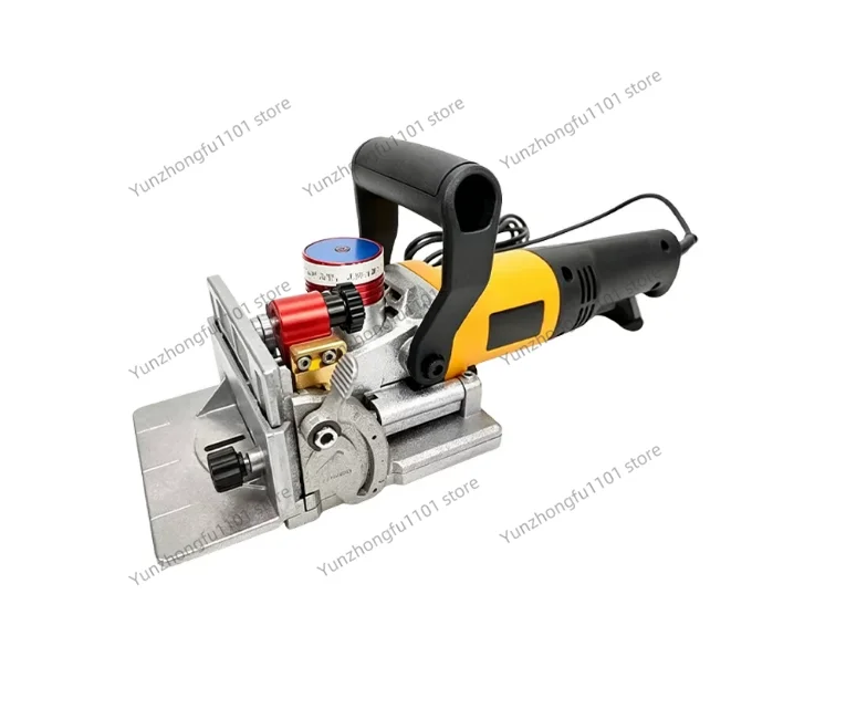 LMN-01 Portable Oblique Hole 3-slot Slotting Machine Furniture Connector Wood Biscuit Joiner Woodworking Tenoning Machine 220V