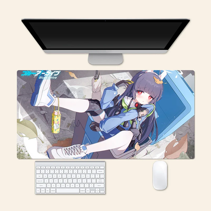 Kasumizawa Miyu Blue Archive Anime Large Mouse Pad Office Mousepad Creative Game Desk Mat Gift