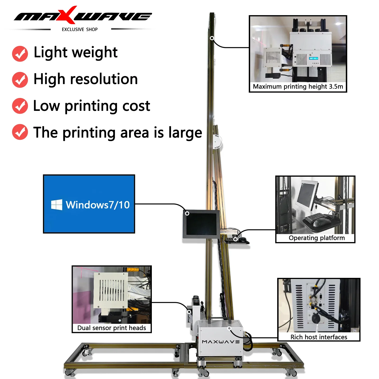 3d Vertical Wall Printer Price Inkjet Printing Machine for Wall Mural Painting Portable UV ink Wall Printing Tools